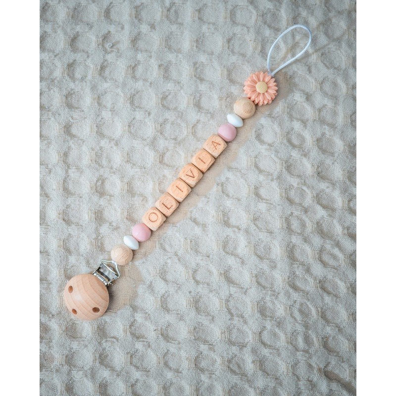 Personalized Dummy Clip Daisy