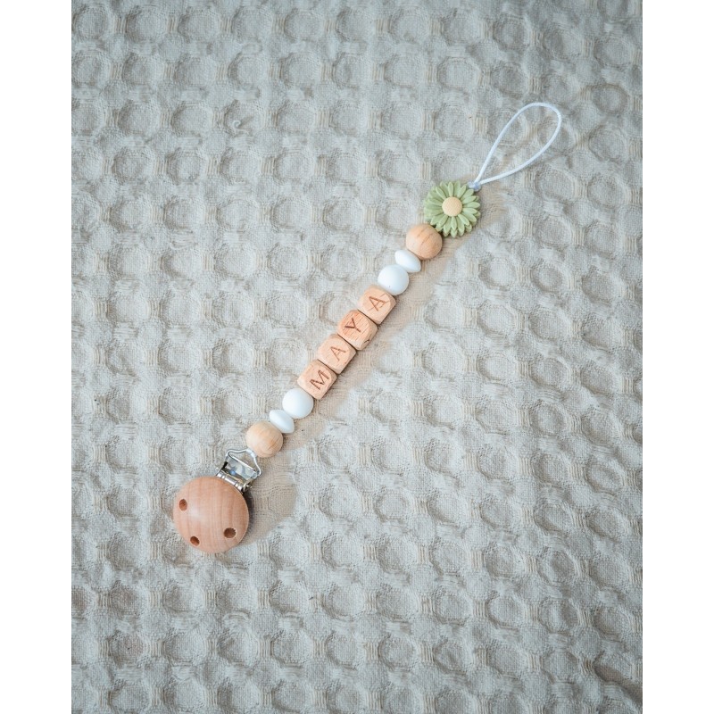Personalized Dummy Clip Daisy